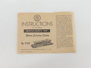 HO 1/87 Scale Aristo-Craft Kit 9503 Modern Suburban Station