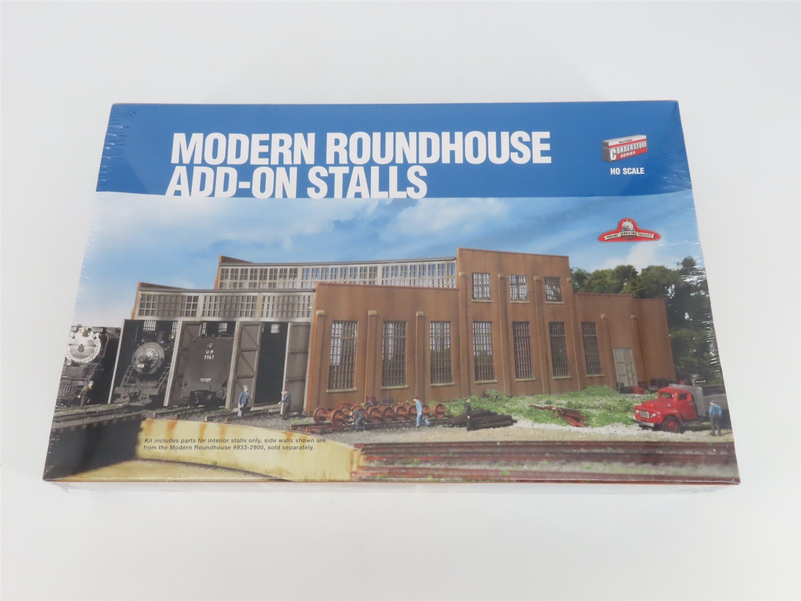 HO Walthers Cornerstone Kit 933-2901 Modern Roundhouse Add-On Stalls - SEALED