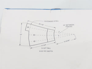 HO Walthers Cornerstone Kit 933-2901 Modern Roundhouse Add-On Stalls - SEALED