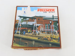 HO 1/87 Scale Vollmer Kit 5747 Engine Cleaning Plant w/ Gandry Crane