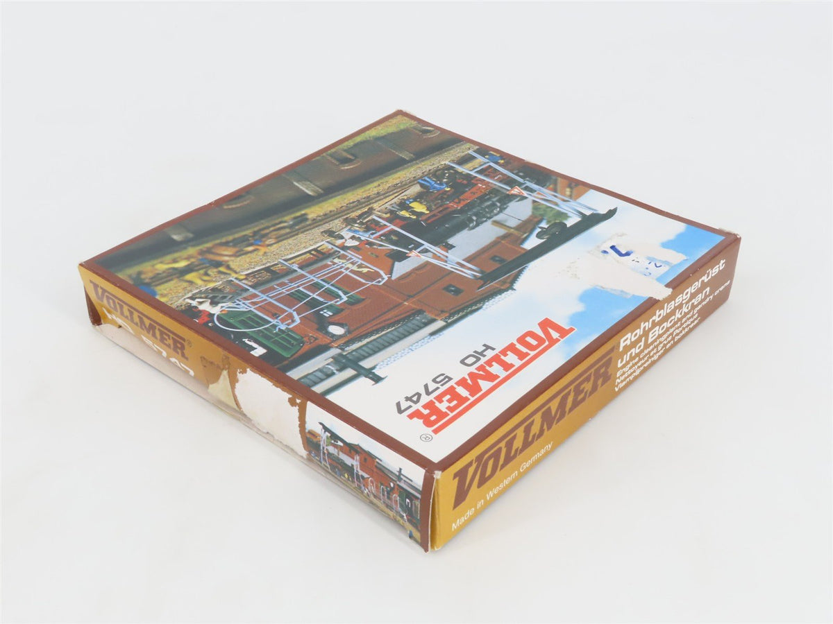HO 1/87 Scale Vollmer Kit 5747 Engine Cleaning Plant w/ Gandry Crane