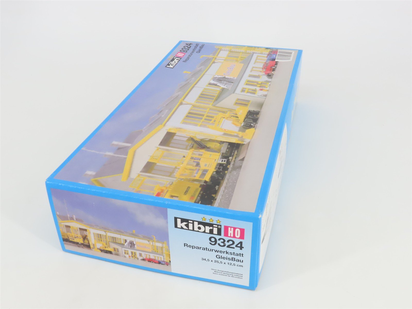 HO 1/87 Scale Kibri Kit 9324 Repair Shop & Track Construction Building - SEALED