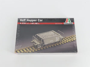 LOT of 4 HO Italeri Kits 8706 & 8707 Undecorated Tank Car & Hopper - SEALED