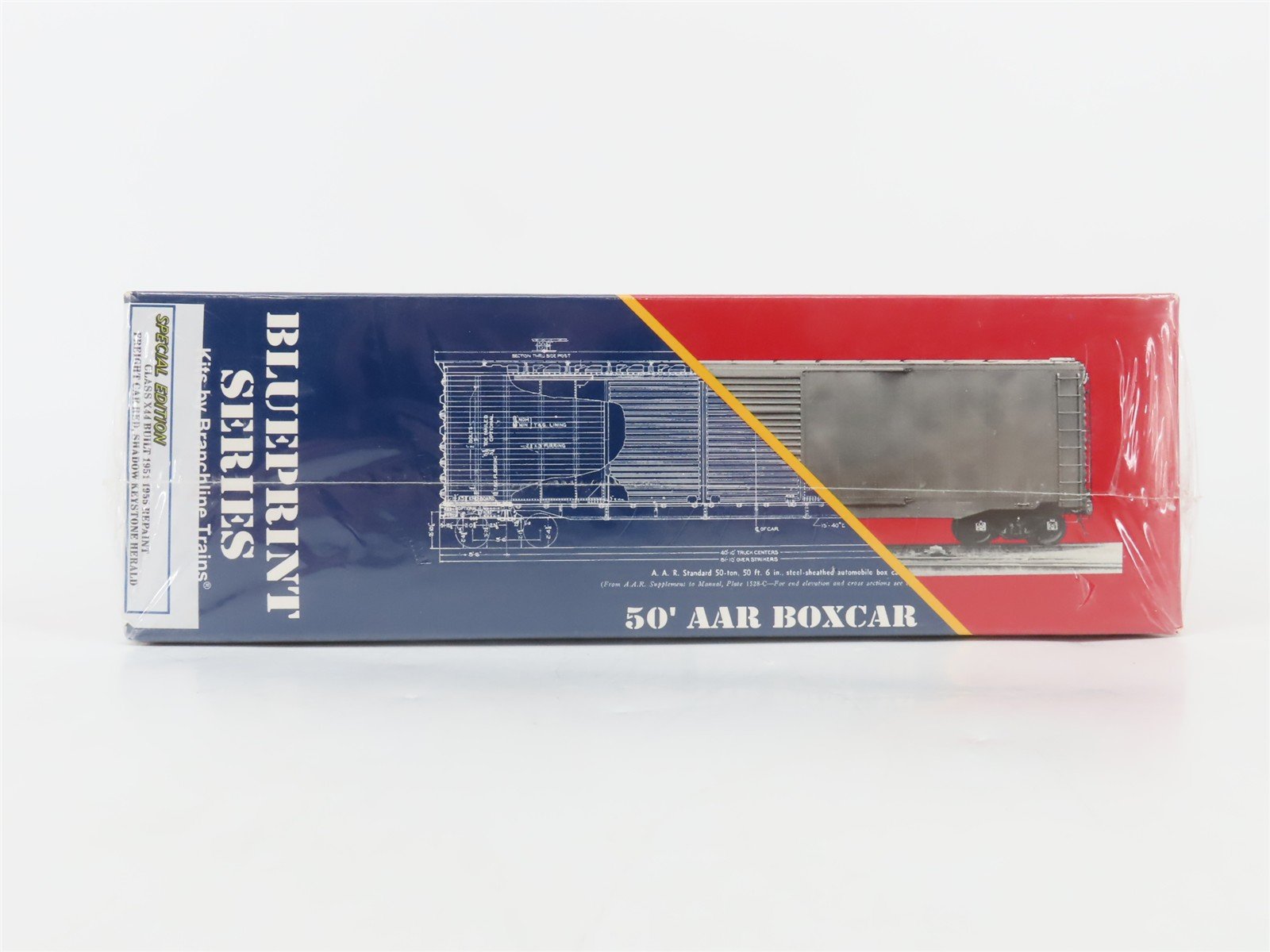 HO Branchline Blueprint Kit 9014 PRR Pennsylvania 50' Box Cars 4-Pack - SEALED