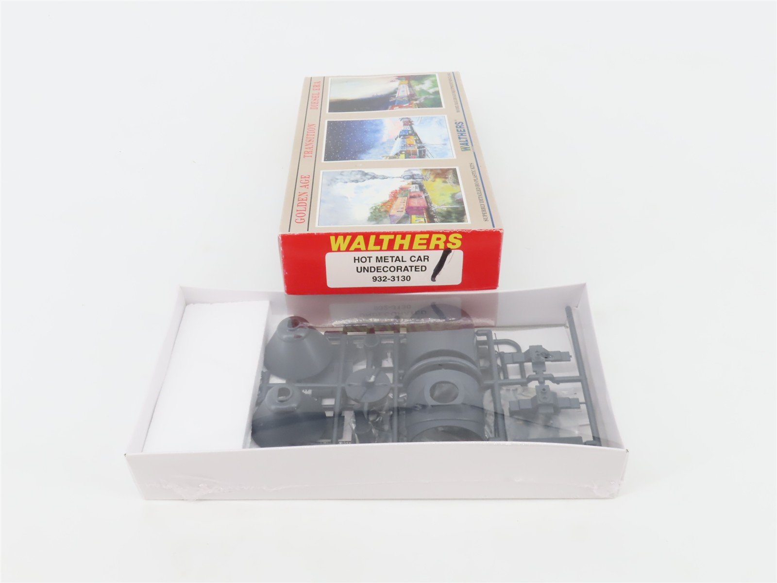HO Scale Walthers Kit 932-3130 Undecorated Hot Metal Bottle Car - SEALED