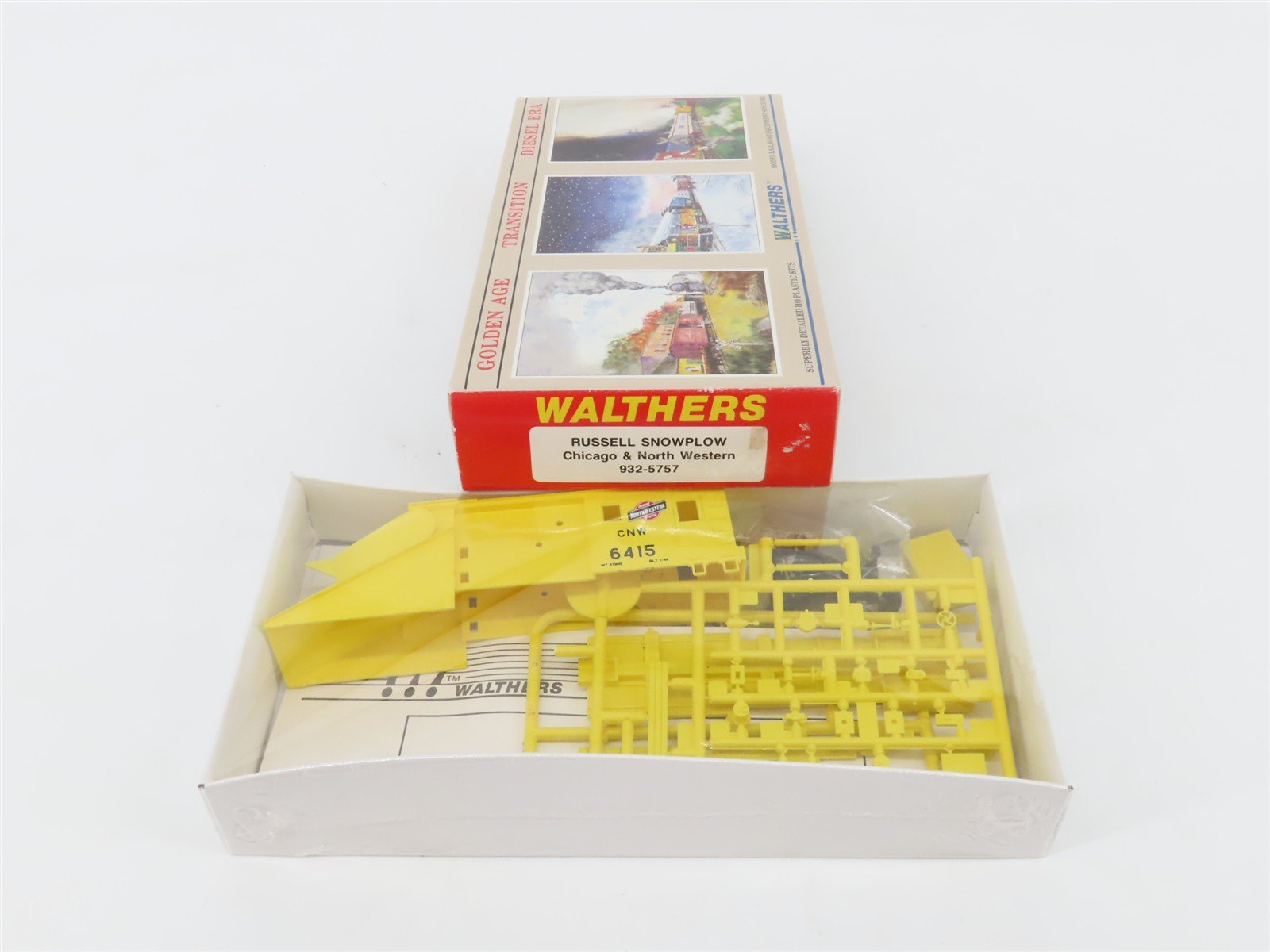 HO Scale Walthers Kit 932-5757 CNW Russell Snowplow #6415 - SEALED