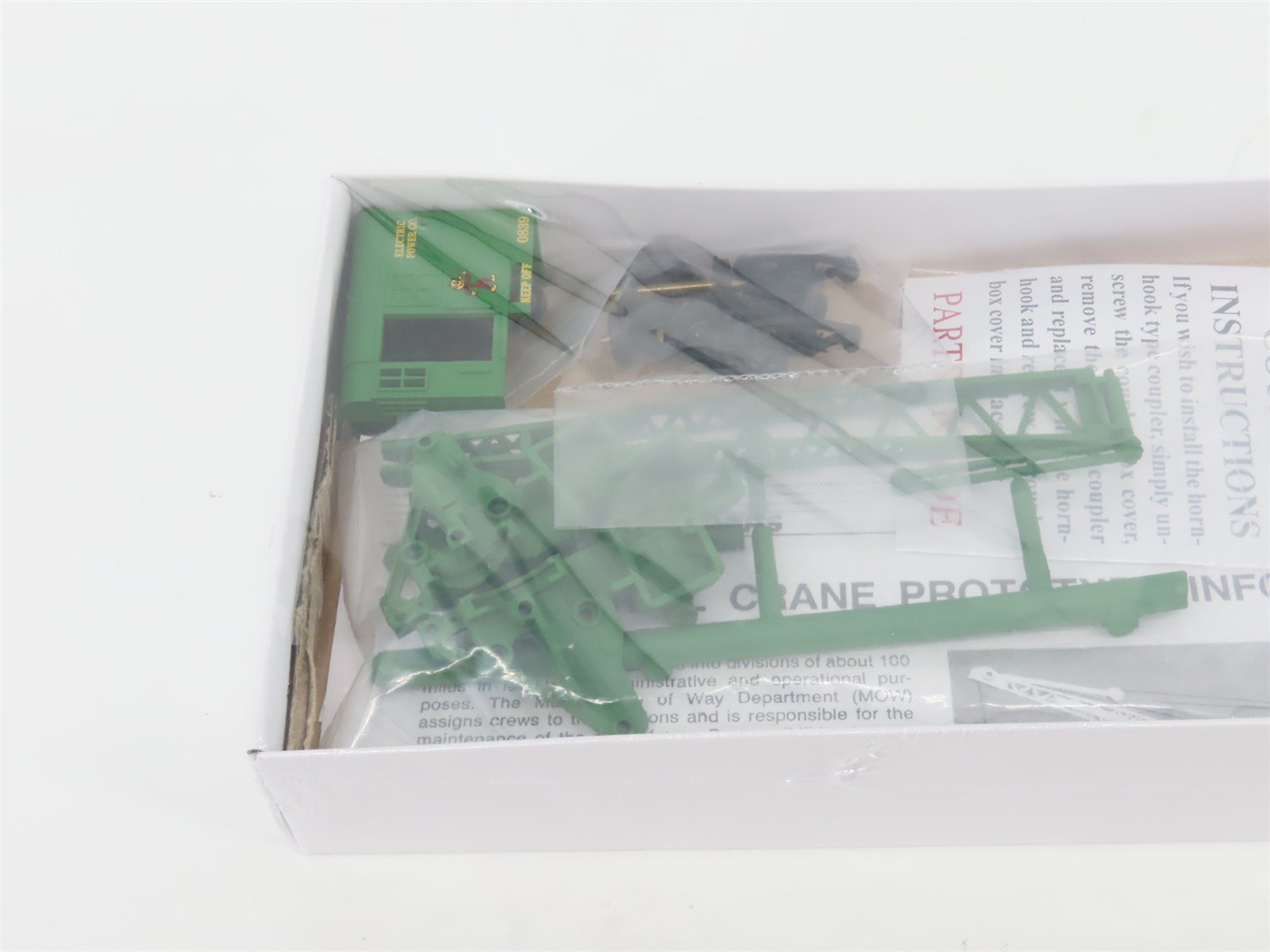 HO Walthers Kit 932-5612 Electric Power Co. 25-Ton Crane Car #0839 - SEALED