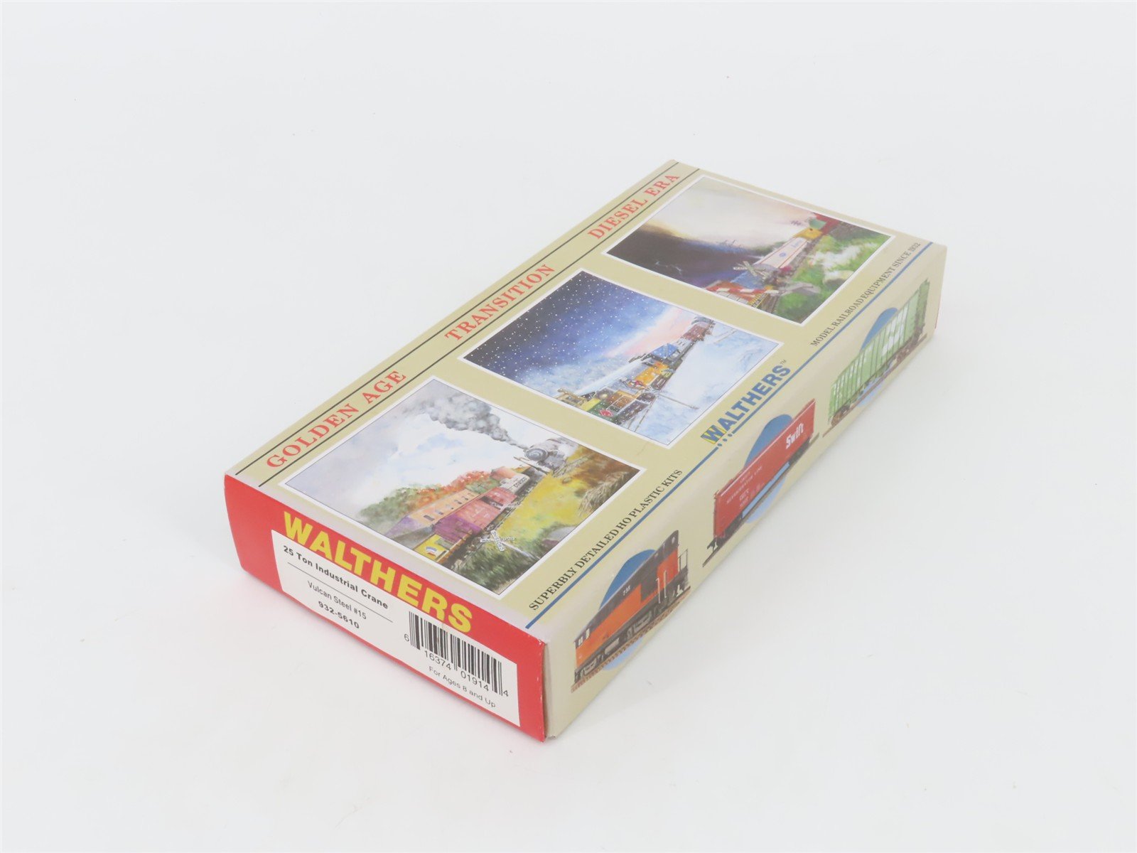 HO Scale Walthers Kit 932-5610 Vulcan Steel 25-Ton Industrial Crane Car #15