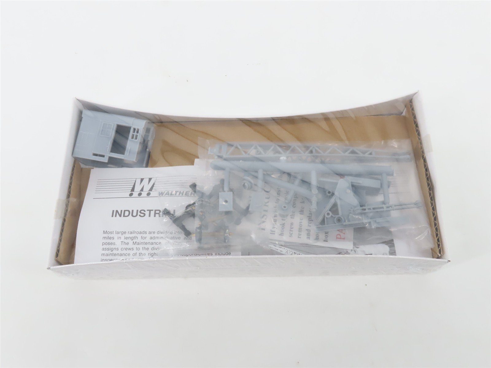 HO Scale Walthers Kit 932-5500 Undecorated 25-Ton Industrial Crane Car - SEALED