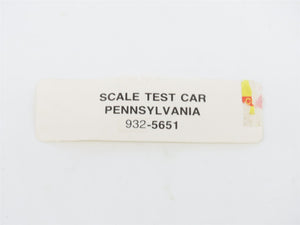 HO Scale Walthers Kit 932-5651 PRR Pennsylvania Scale Test Car #490386 - SEALED