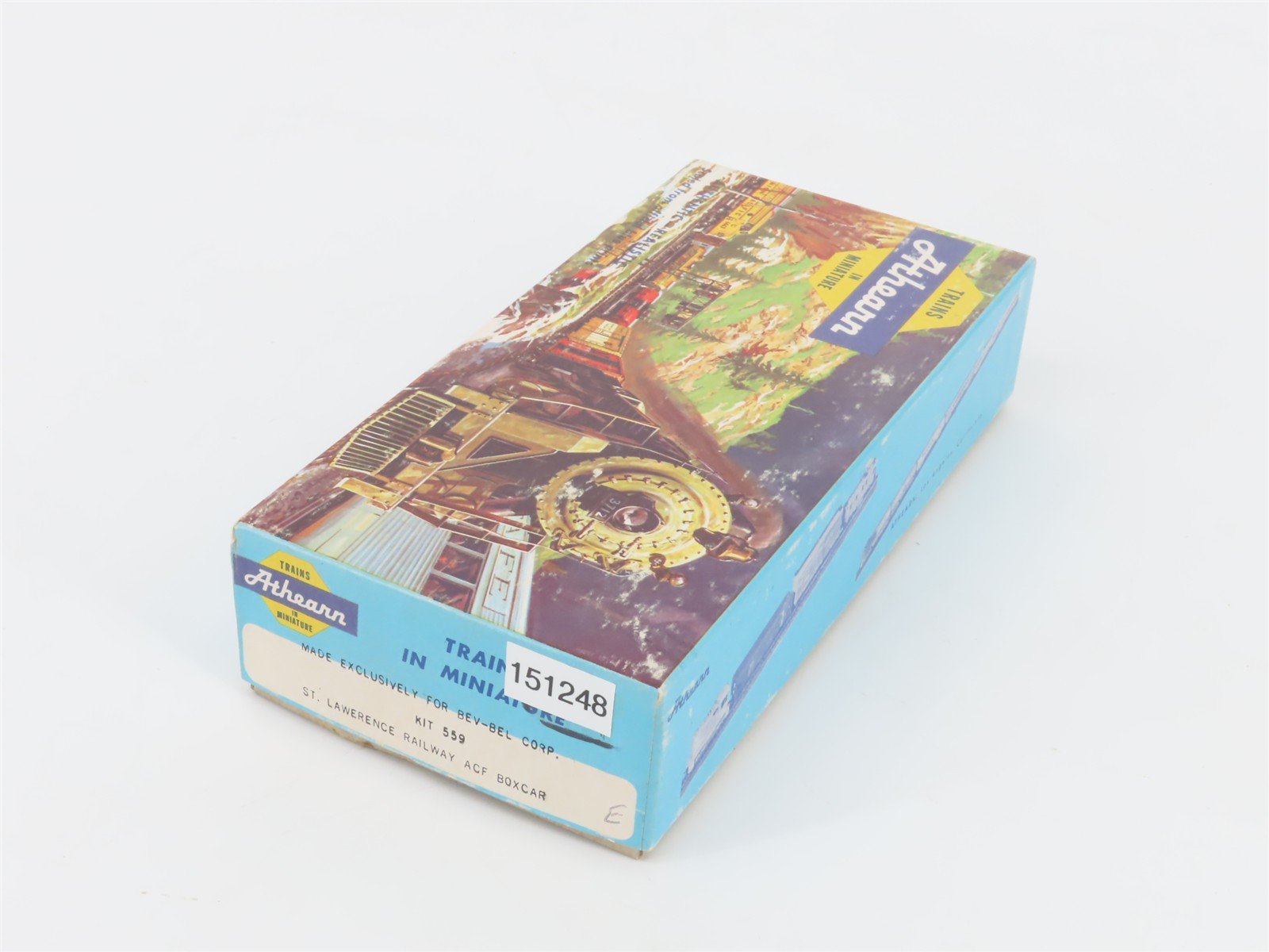 HO Scale Athearn Bev-Bel Kit 559 NSL St. Lawrence 50' Rib-Side Box Car #151248