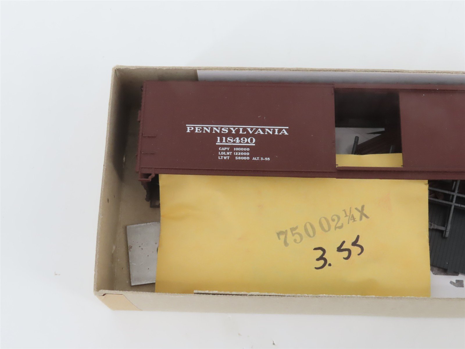 HO Scale Athearn Kit 5059 PRR Pennsylvania 50' Single Door Box Car #118490
