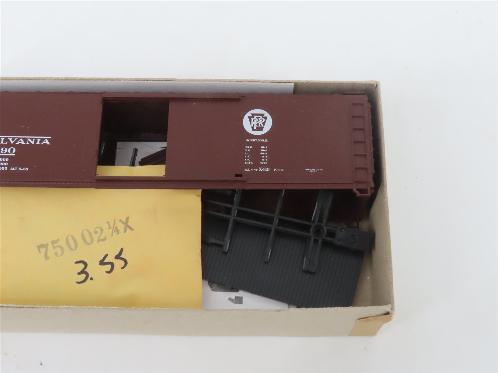 HO Scale Athearn Kit 5059 PRR Pennsylvania 50' Single Door Box Car #118490