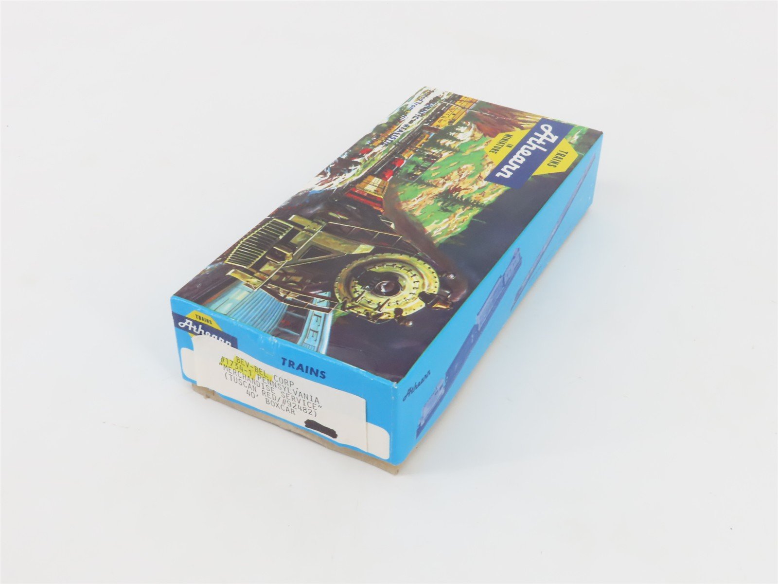 HO Scale Athearn Bev-Bel Kit #1734-1 PRR Merchandise Service 40' Box Car #92482