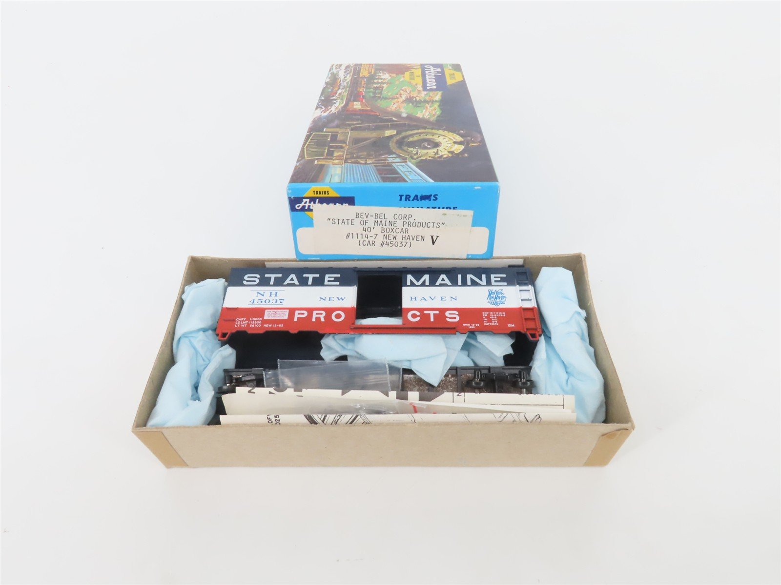 HO Athearn Bev-Bel Kit 1114-7 NH New Haven 