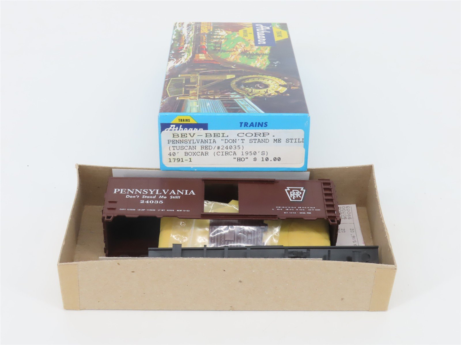 HO Athearn Bev-Bel Kit 1791-1 PRR 