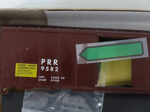 HO Scale Athearn Bev-Bel Kit 2244 PRR Scrap Paper 1950's Era 40' Box Car #9582