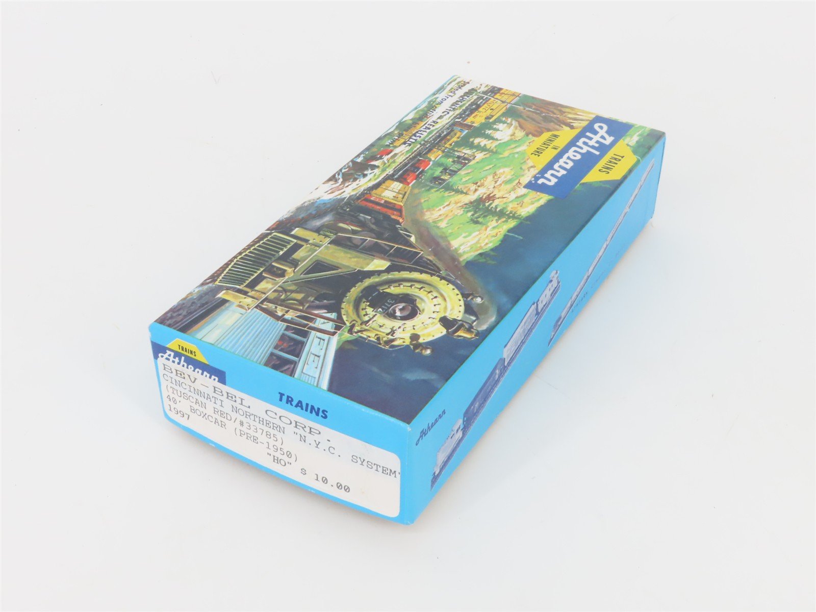 HO Scale Athearn Bev-Bel Kit 1997 NYC Cincinnati Northern 40' Box Car #33785