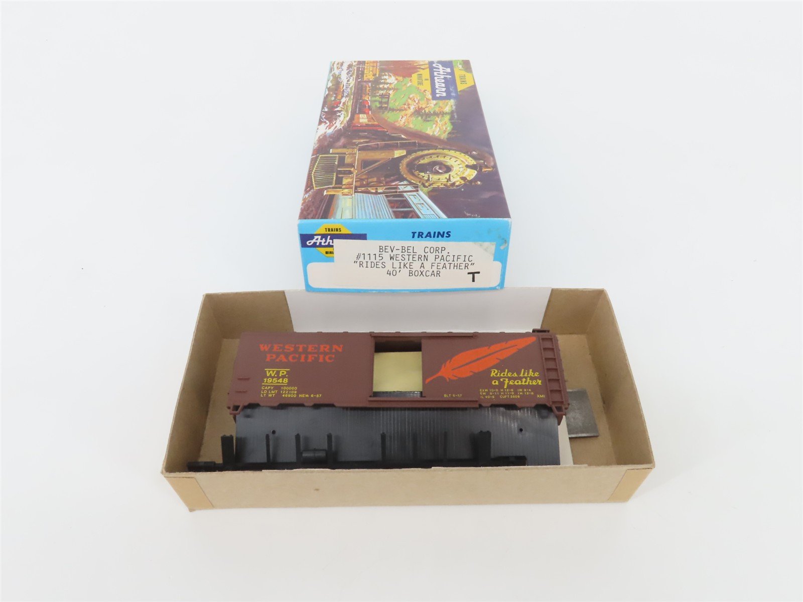 HO Athearn Bev-Bel Kit 1115 WP Western Pacific 