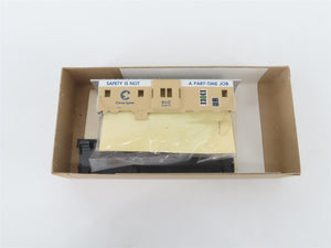 HO Athearn Bev-Bel Kit 2221 B&O Chessie System Safety Bay Window Caboose #C-3771