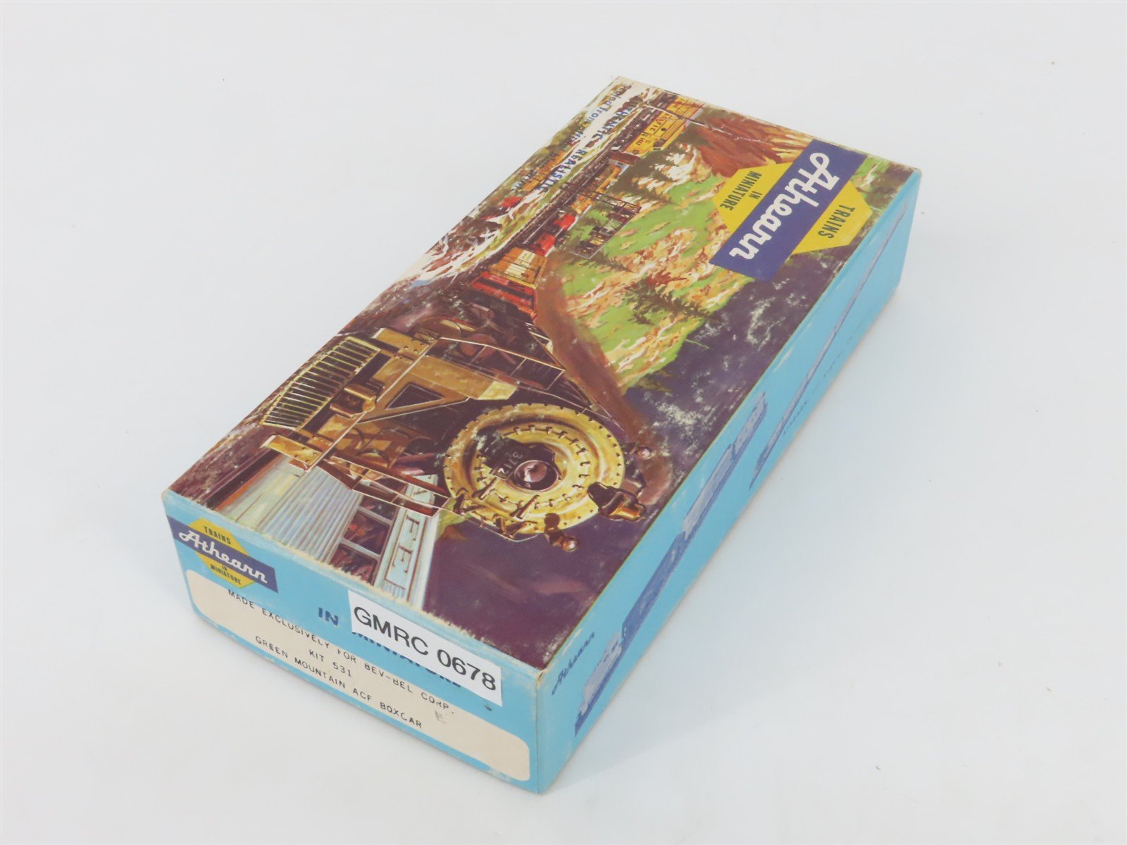 HO Scale Athearn Bev-Bel Kit 531 GMRC Green Mountain 50' Box Car #0678