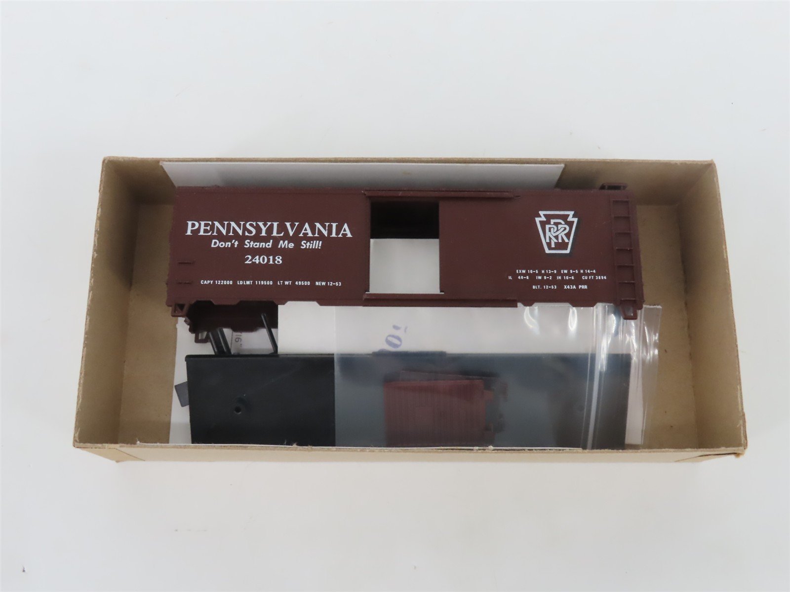 HO Scale Athearn Bev-Bel Kit 1791 PRR 