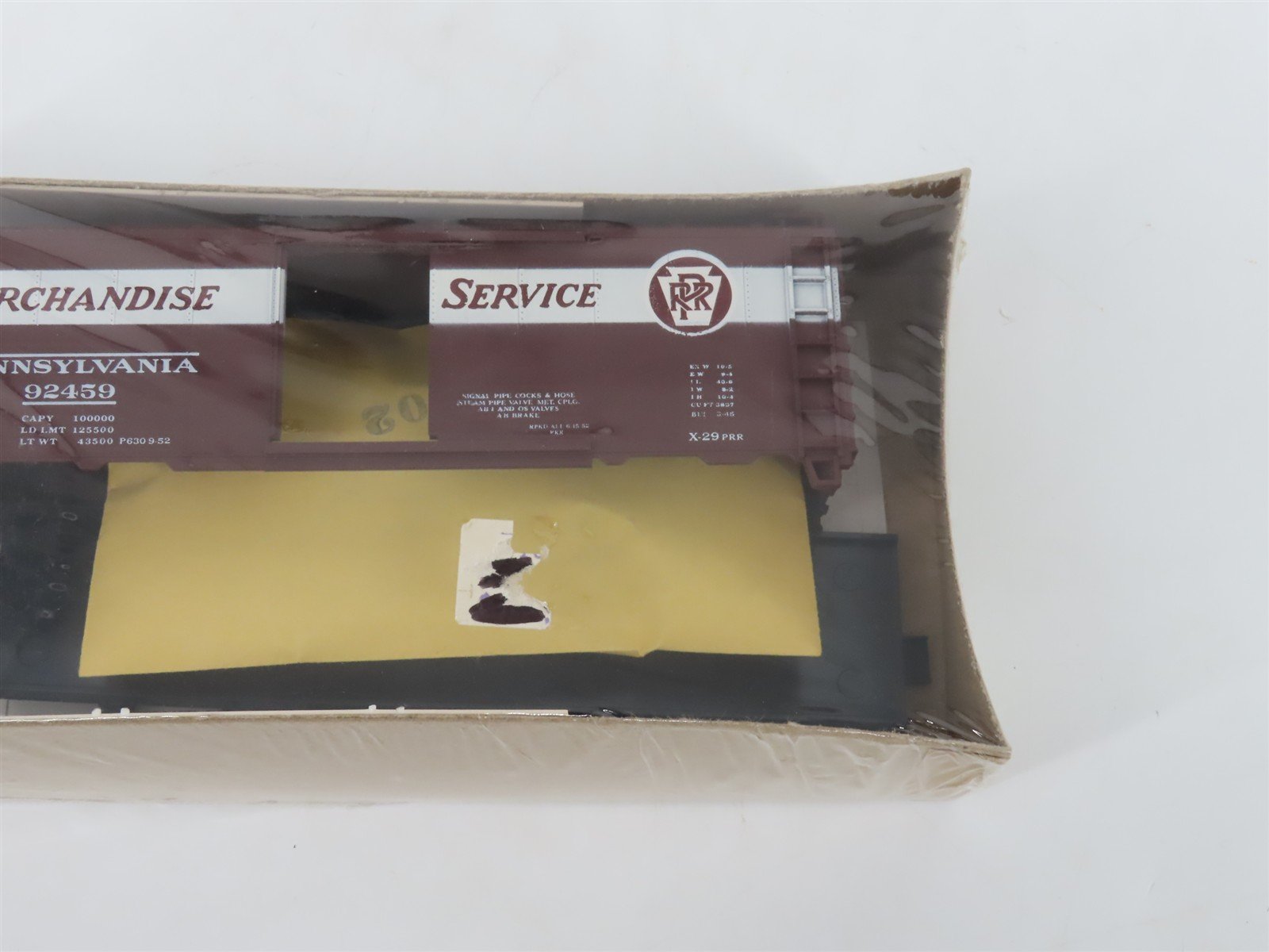 HO Athearn Bev-Bel Kit 1734 PRR Merchandise Service 40' Box Car #92459 - SEALED