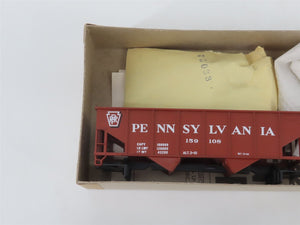 HO Scale Athearn Bev-Bel Kit 1371 PRR Pennsylvania 34' 2-Bay Hopper #159108