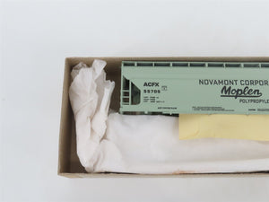 HO Scale Athearn Bev-Bel Kit 349 ACFX Novamont Corp. 4-Bay Covered Hopper #55705
