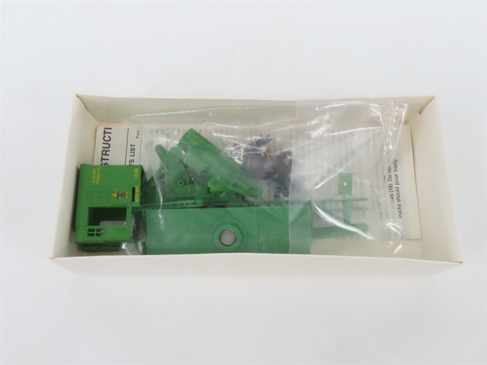 HO Scale Walthers Kit 932-5612 Electric Power Co. 25-Ton Crane Car #1146