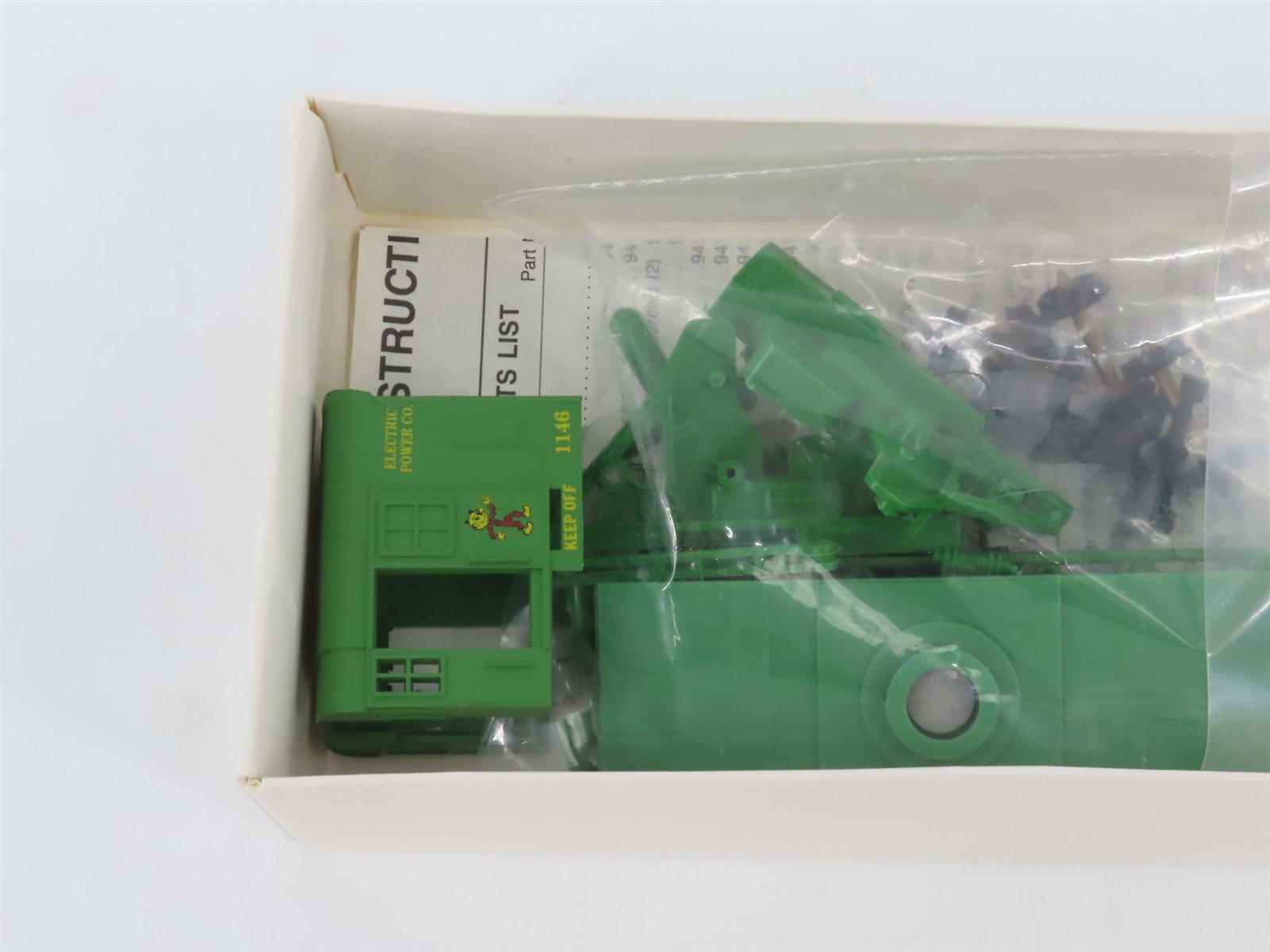 HO Scale Walthers Kit 932-5612 Electric Power Co. 25-Ton Crane Car #1146