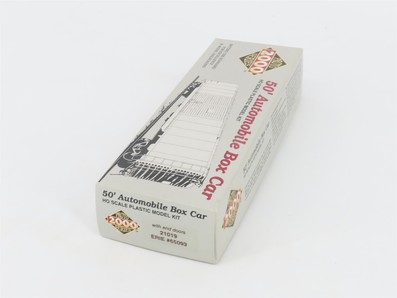 HO Scale Proto 2000 Kit 21019 ERIE Railroad 50' Auto Box Car #65093 w/ End Doors