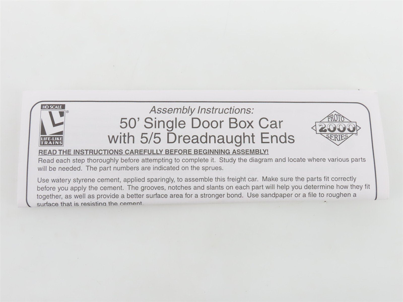 HO Scale Proto 2000 Kit 21792 P&LE Pittsburgh & Lake Erie 50' Box Car #35929