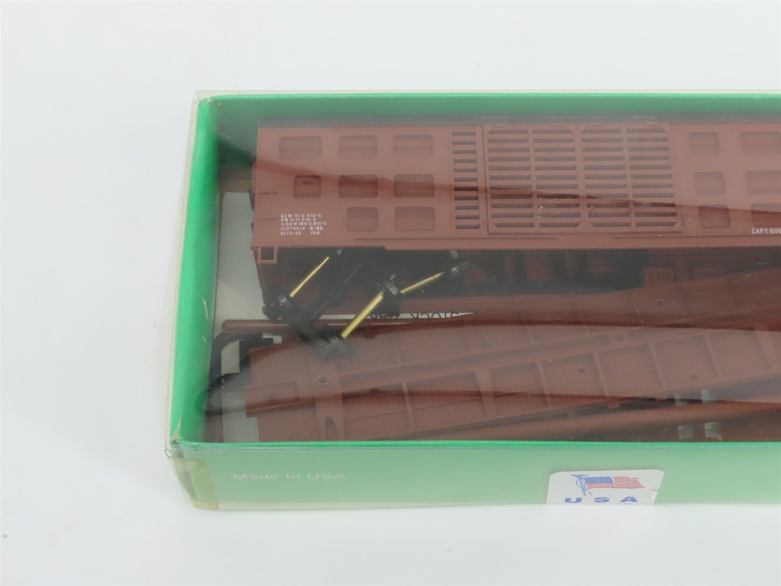 HO Scale Bowser Kit 55469 PRR Pennsylvania K-9 50' Stock Cars 3-Pack