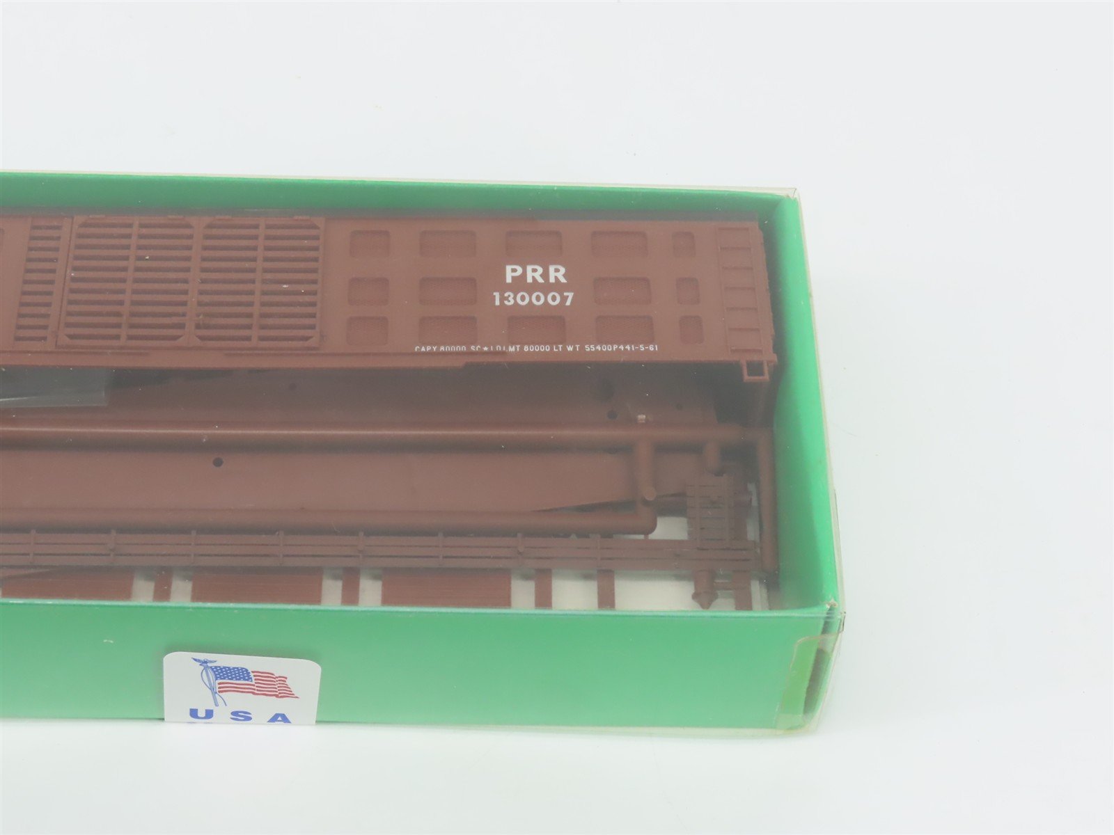 HO Scale Bowser Kit 55469 PRR Pennsylvania K-9 50' Stock Cars 3-Pack