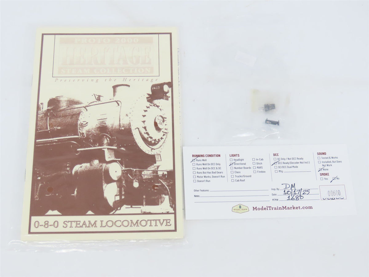 HO Scale Broadway Limited BLI 232880 CN Railway USRA 0-8-0 Steam Loco #8383
