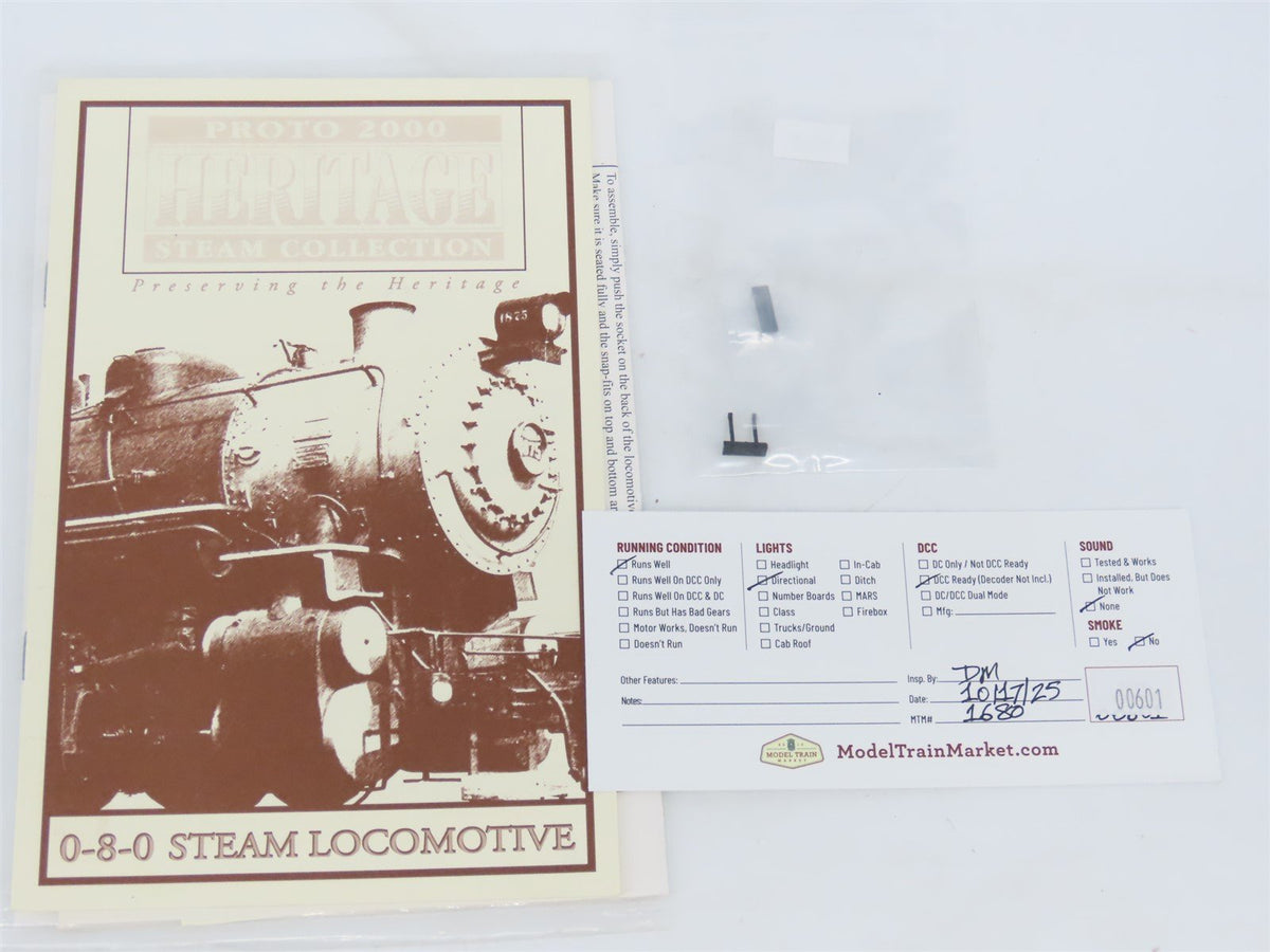 HO Scale Proto 2000 23308 NH New Haven USRA 0-8-0 Steam Locomotive #3401