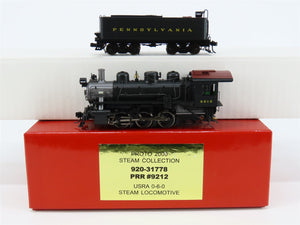 HO Scale Proto 2000 920-31778 PRR Pennsylvania 0-8-0 Steam Locomotive #9212