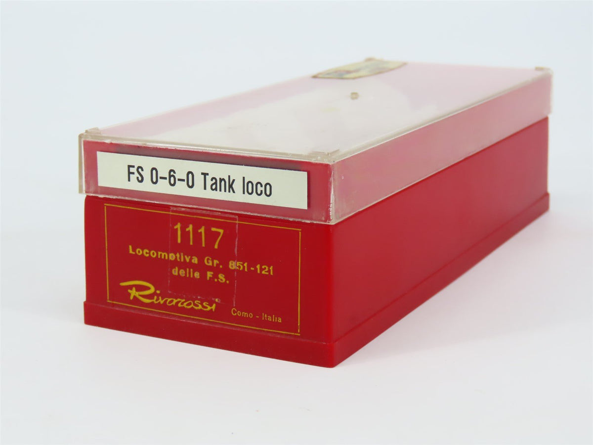HO Scale Rivarossi 1117 Delle F.S. 0-6-0 Steam Locomotive #851.121