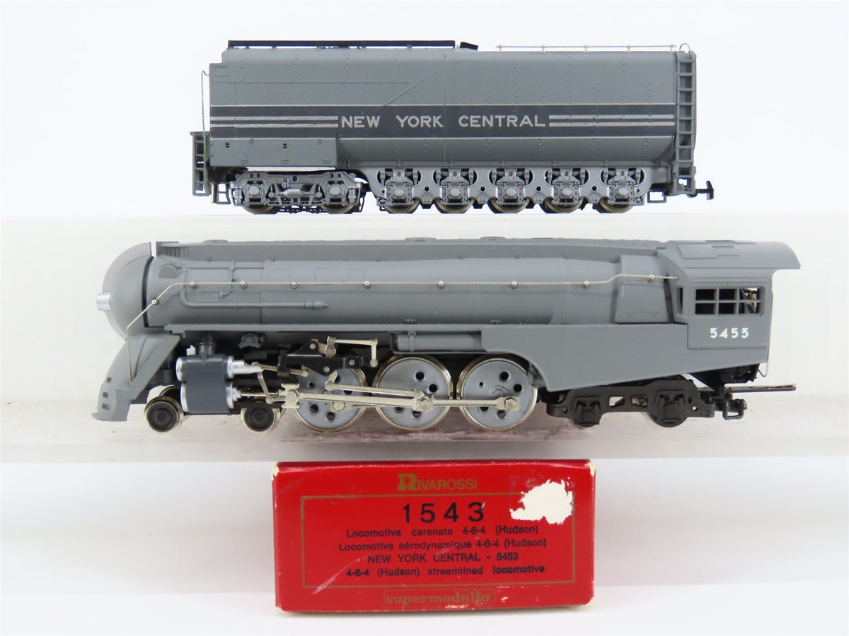 HO Scale Rivarossi 1543 NYC New York Central 4-6-4 Hudson Steam Loco #5453