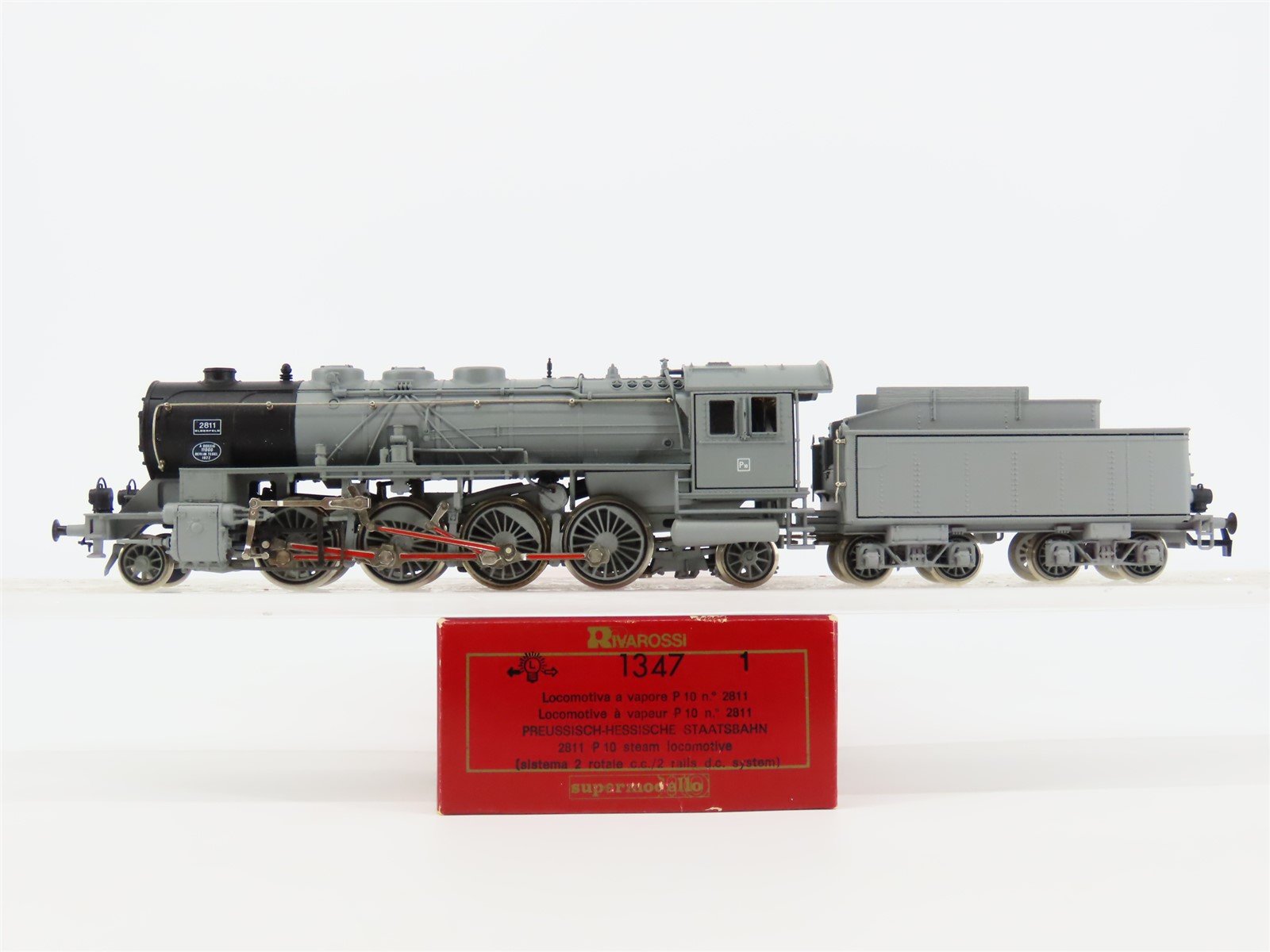 HO Scale Rivarossi 13471 Purssian P10 2-8-2 Steam Locomotive
