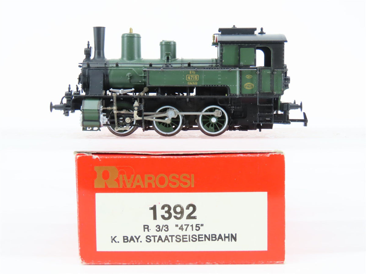 HO Scale Rivarossi 1392 K.Bay Staatseisenbahn 0-6-0 Steam Locomotive #4715