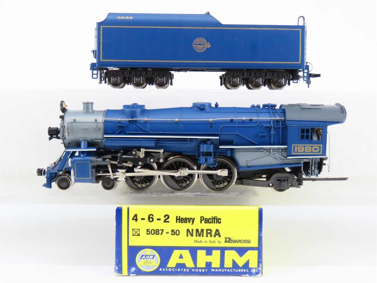 HO Scale AHM 5087-50 NMRA Heavy Pacific 4-6-2 Steam Locomotive #1980