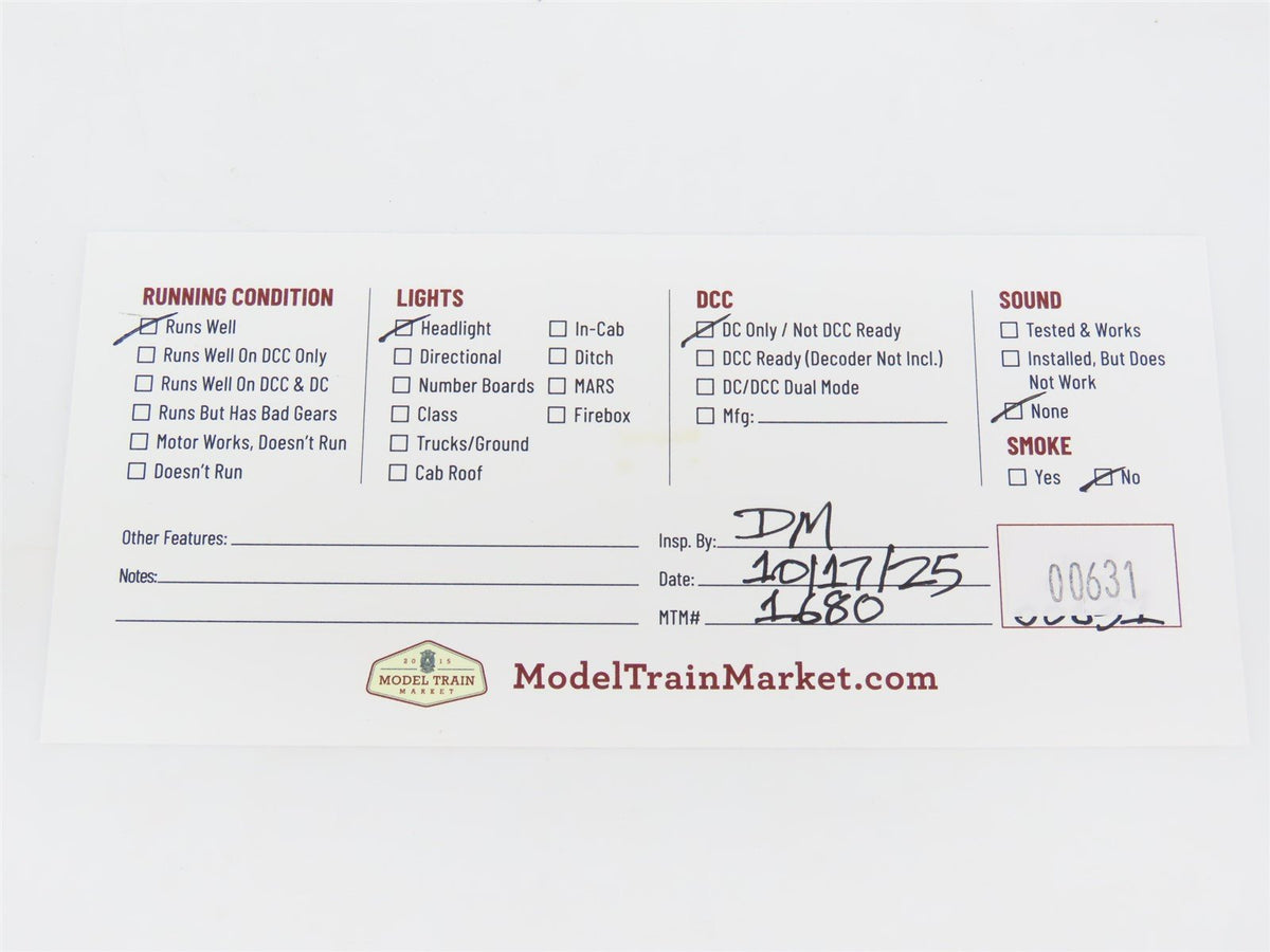 HO Scale AHM 5101 NYC New York Central 4-8-4 Steam Locomotive #5453