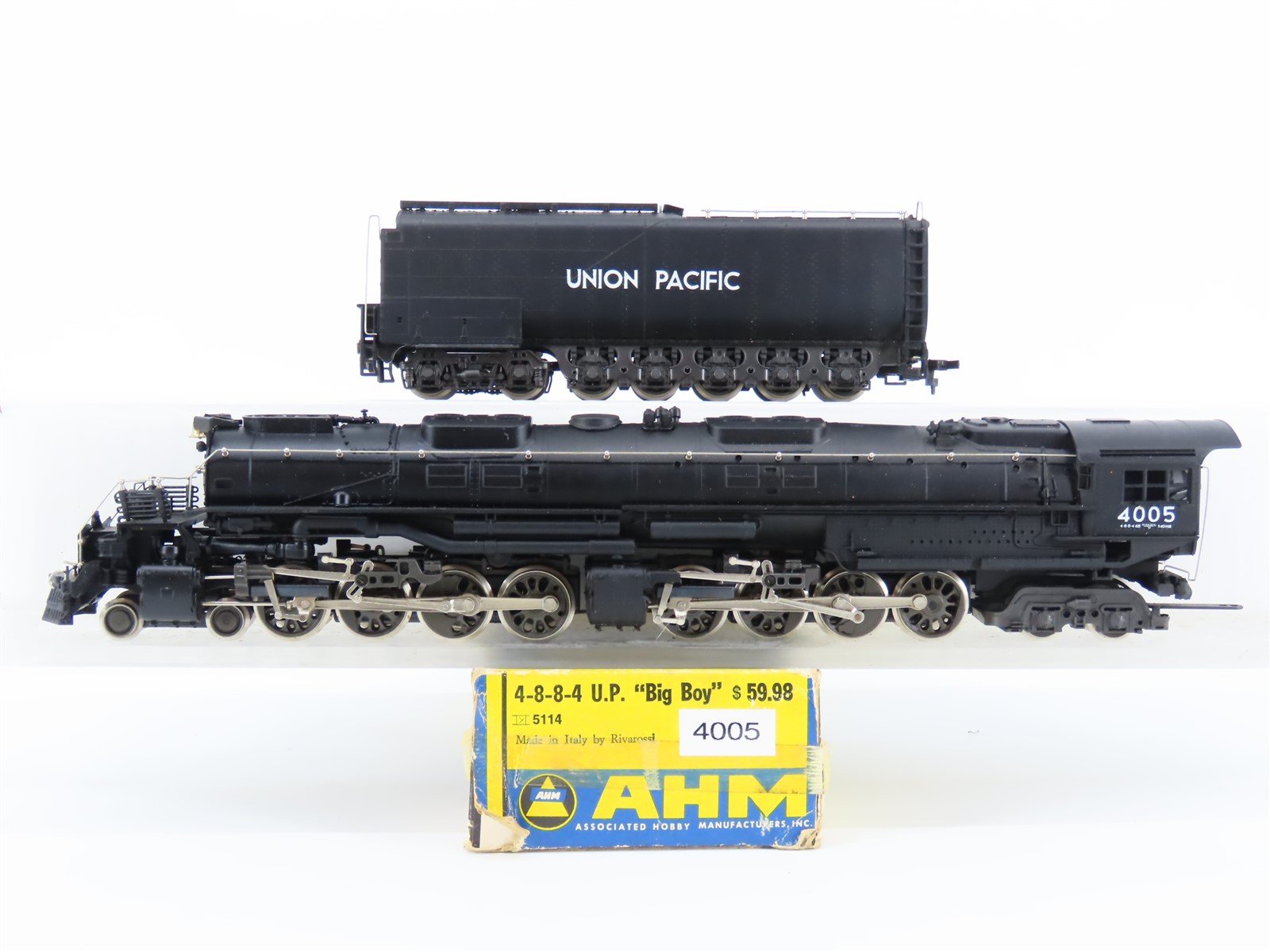 HO Scale AHM 5114 UP Union Pacific 4-8-8-4 Big-Boy Steam Locomotive #4005