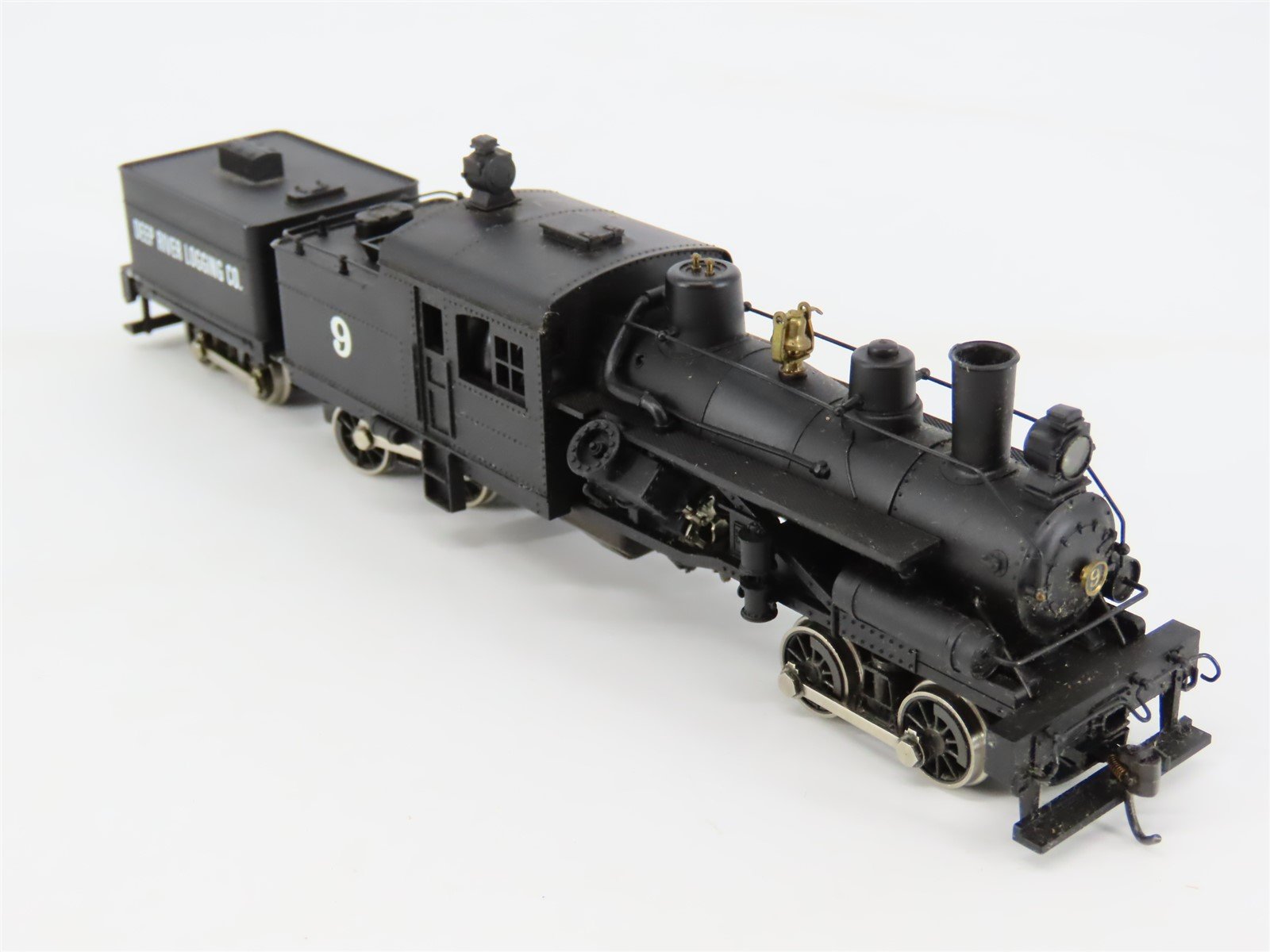 HO Scale AHM 5169-04 Deep River Logging Three Truck Heisler Steam Locomotive #9