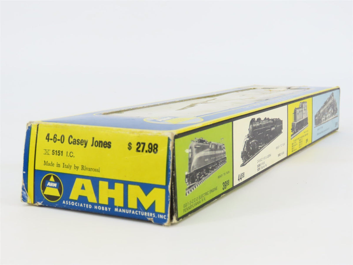HO Scale AHM 5151 IC Railway &quot;Casey Jones&quot; 4-6-0 Steam Locomotive #382