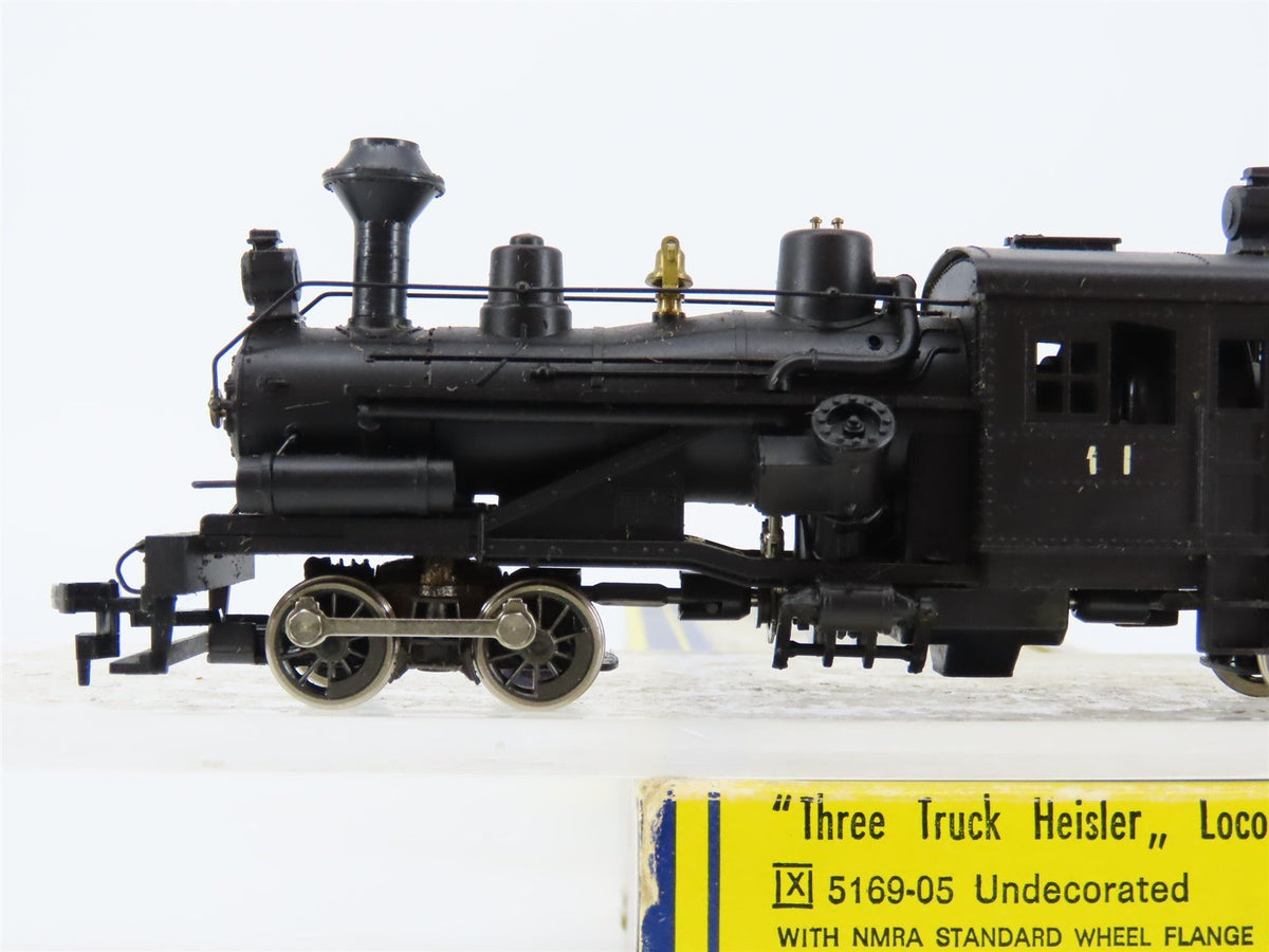 HO Scale AHM 5169-05 MLCO Railway Three Truck Heisler Steam Loco #11 CUSTOM