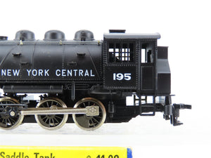 HO Scale AHM 5155-G NYC New York Central 0-6-0 Steam Locomotive #195