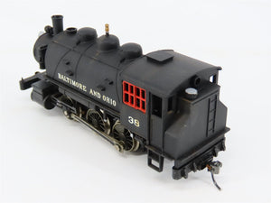 HO Scale AHM 5155-F B&O Baltimore & Ohio Saddle Tank 0-6-0 Steam Loco #38
